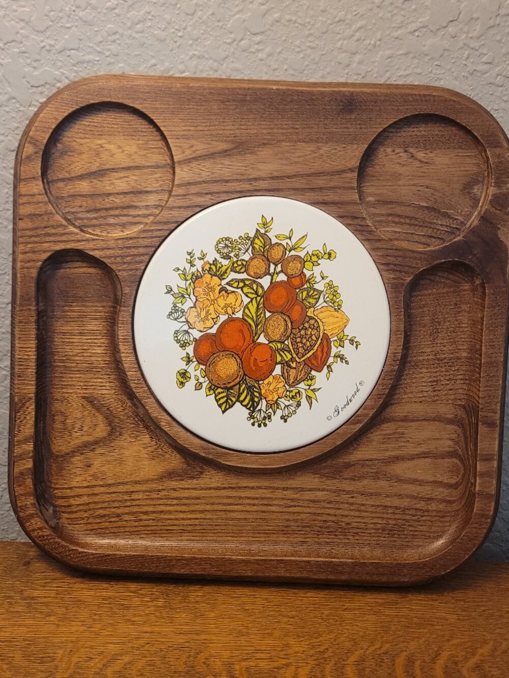 VTG Goodwood Spice Of Life Square Cheeseboard Tile Trivet